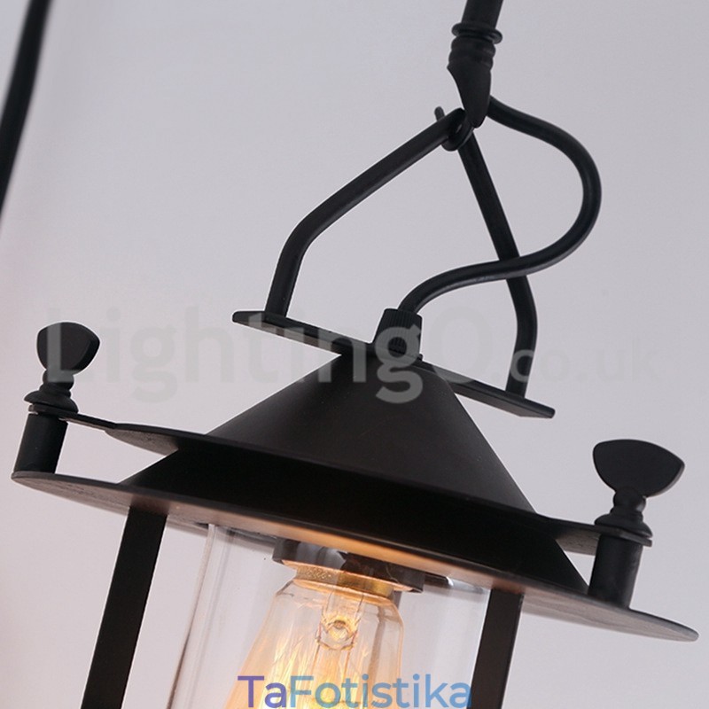 Ρετρό επιτοίχιο φωτιστικό αποβάθρας Black Wharf Wall Lights Dock Sconce Εστιατόριο Σαλόνι Cafe Bar Κατάστημα ρούχων