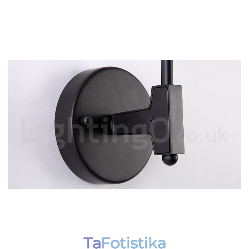 Ρουστίκ ρετρό vintage φωτιστικό τοίχου δύο ανοιχτόχρωμα με πολύχρωμη γυάλινη απόχρωση Ειδική για εκθεσιακό χώρο γραφείου ξενοδοχείου Σαλόνι Κρεβάτι Δωμάτιο