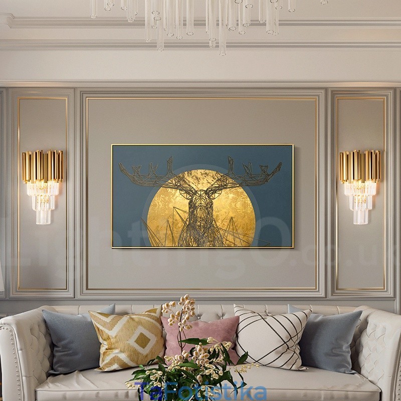 Μοντέρνο Luxury Κ9 Κρυστάλλινο Φωτιστικό Τοίχου με Κρυστάλλινη Απόχρωση