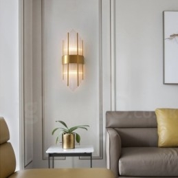 Μοντέρνο Luxury Κ9 Κρυστάλλινο Φωτιστικό Τοίχου με Κρυστάλλινη Απόχρωση