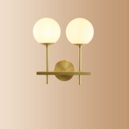 Modern Molecules Bean Light Wall με απόχρωση Ball Glass
