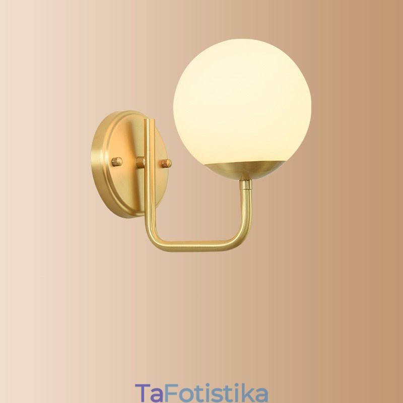 Modern Molecules Bean Light Wall με απόχρωση Ball Glass