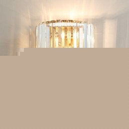 Μεταμοντέρνο φωτιστικό τοίχου κρυστάλλου πολυτελείας Τηλεόραση σαλονιού Φωτιστικό τοίχου κρεβατοκάμαρας με φόντο τοίχο