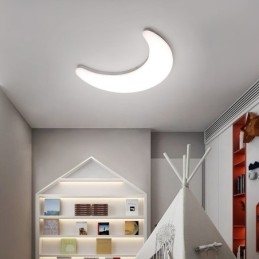 Απλίκες τοίχου παιδικού δωματίου 20W Nordic Indoor Moon Shape Φωτιστικά οροφής