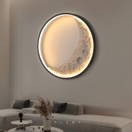 Nordic εσωτερικού χώρου, στρογγυλά διακοσμητικά φώτα τοίχου φόντου