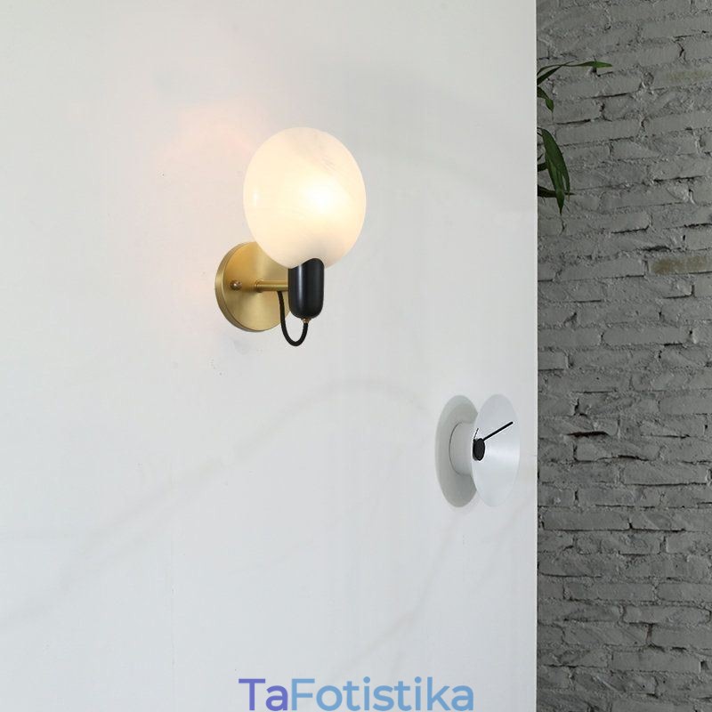 Μαρμάρινο επιτοίχιο φωτιστικό Διάδρομος Απλίκα Δωματίου Μπάνιου Φωτιστικά τοίχου