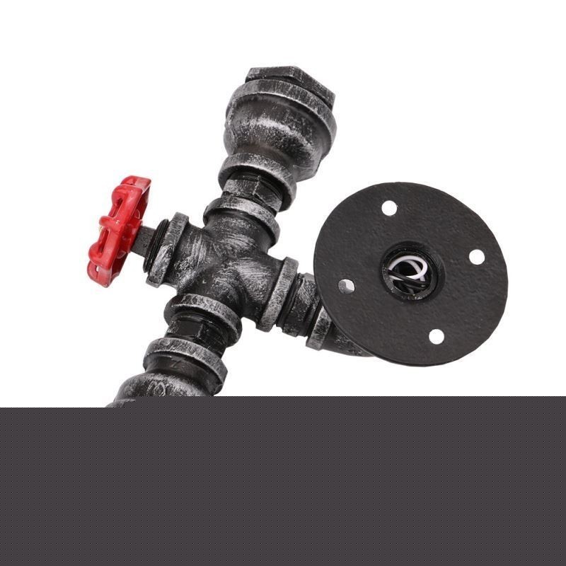 Φωτιστικό τοίχου Vintage Retro Water Pipe Industrial Sconces