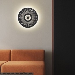 Απλίκα τοίχου Nordic Full Copper Κοίλο στρογγυλό φωτιστικό τοίχου