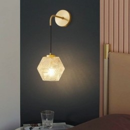 Μοντέρνο Φωτιστικό Τοίχου Δημιουργική Γυάλινη Απλίκα Τοίχου
