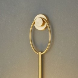Μοντέρνο Globe Wall Sconce Βουρτσισμένο χρυσό γυάλινο φωτιστικό τοίχου