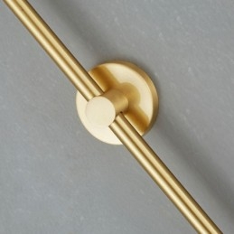 Μοντέρνο Globe Wall Sconce Βουρτσισμένο χρυσό γυαλί φωτιστικό τοίχου