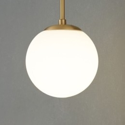 Μοντέρνο Globe Wall Sconce Βουρτσισμένο χρυσό γυαλί φωτιστικό τοίχου