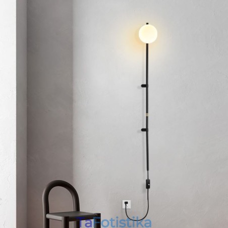 Globe Wall Sconce Lighting Mid Century Magic Bean Φωτιστικό τοίχου με βύσμα Globe Wall Sconce Lighting Mid Century Magic Bean Φωτιστικό τοίχου με βύσμα