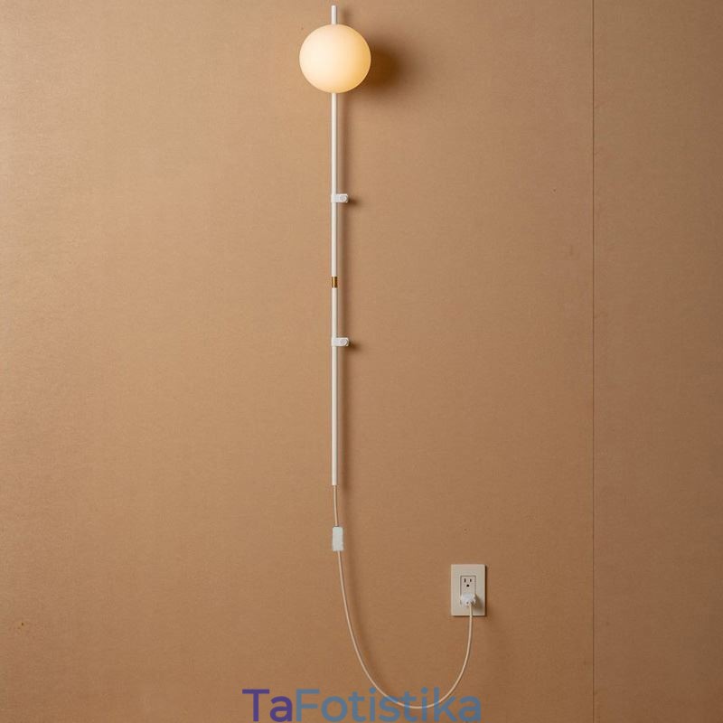 Globe Wall Sconce Lighting Mid Century Magic Bean Φωτιστικό τοίχου με βύσμα