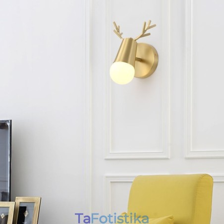 Φωτιστικό τοίχου Nordic Brass Καθρέφτης Μπροστινό Φως Φωτιστικό τοίχου Nordic Brass Καθρέφτης Μπροστινό Φως