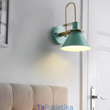 Φωτιστικό τοίχου Nordic Style Makron Απλίκα τοίχου Creative Mirror Φωτιστικό μπροστινού φωτιστικού Φωτιστικό τοίχου Nordic Style Makron Απλίκα τοίχου Creative Mirror Φωτιστικό μπροστινού φωτιστικού