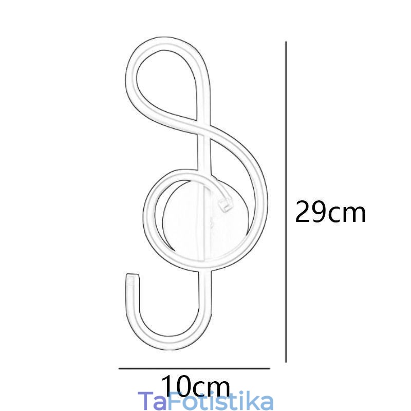 Απλίκα τοίχου Minimalist Acrylic Note Φωτιστικό τοίχου