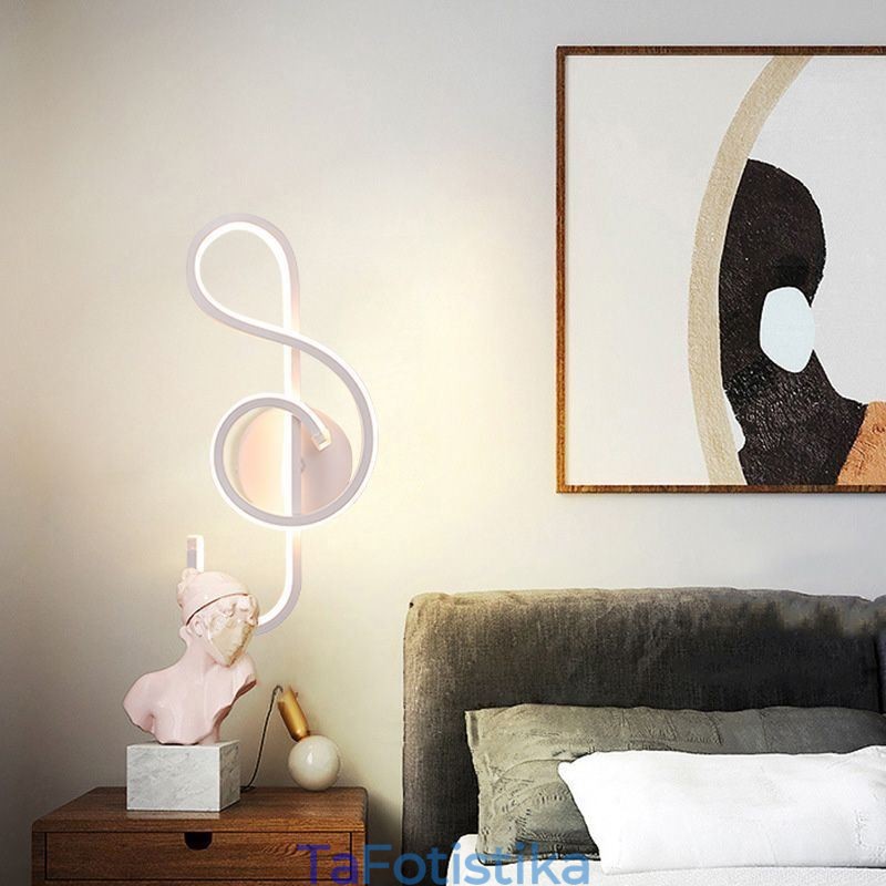 Απλίκα τοίχου Minimalist Acrylic Note Φωτιστικό τοίχου