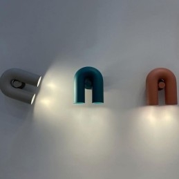 Απλίκα τοίχου Σχήμα U Minimalist Creative Wall Light 90 Περιστρεφόμενο αμπαζούρ