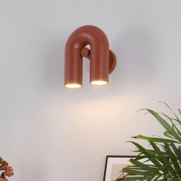 Απλίκα τοίχου Σχήμα U Minimalist Creative Wall Light 90 Περιστρεφόμενο αμπαζούρ