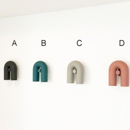 Απλίκα τοίχου Σχήμα U Minimalist Creative Wall Light 90 Περιστρεφόμενο αμπαζούρ