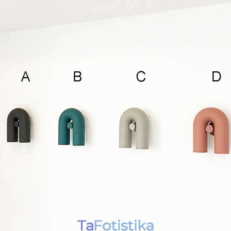 Απλίκα τοίχου Σχήμα U Minimalist Creative Wall Light 90 Περιστρεφόμενο αμπαζούρ