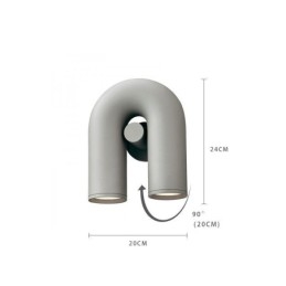 Απλίκα τοίχου Σχήμα U Minimalist Creative Wall Light 90 Περιστρεφόμενο αμπαζούρ
