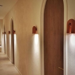 Απλίκα τοίχου Σχήμα U Minimalist Creative Wall Light 90 Περιστρεφόμενο αμπαζούρ