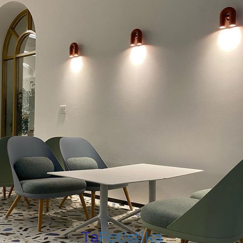 Απλίκα τοίχου Σχήμα U Minimalist Creative Wall Light 90 Περιστρεφόμενο αμπαζούρ