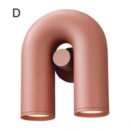 Απλίκα τοίχου Σχήμα U Minimalist Creative Wall Light 90 Περιστρεφόμενο αμπαζούρ