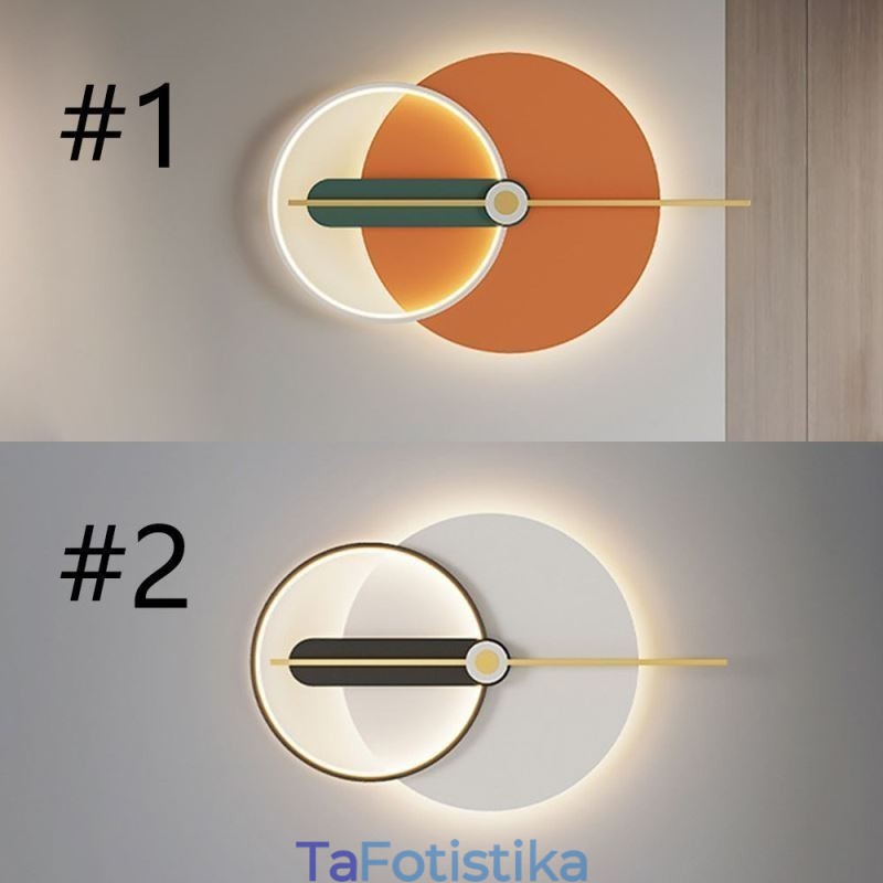 Απλίκα τοίχου με δείκτη από σφυρήλατο σίδερο