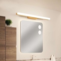 Φωτιστικό τοίχου Mirror Light από μασίφ ξύλο Μοντέρνο Επιτοίχιο Απλίκα