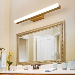 Φωτιστικό τοίχου Mirror Light από μασίφ ξύλο Μοντέρνο Επιτοίχιο Απλίκα