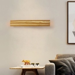 Μοντέρνο ξύλινο επιτοίχιο φωτιστικό εισόδου φώτα διαδρόμου Nordic κομοδίνο Φωτιστικό τοίχου