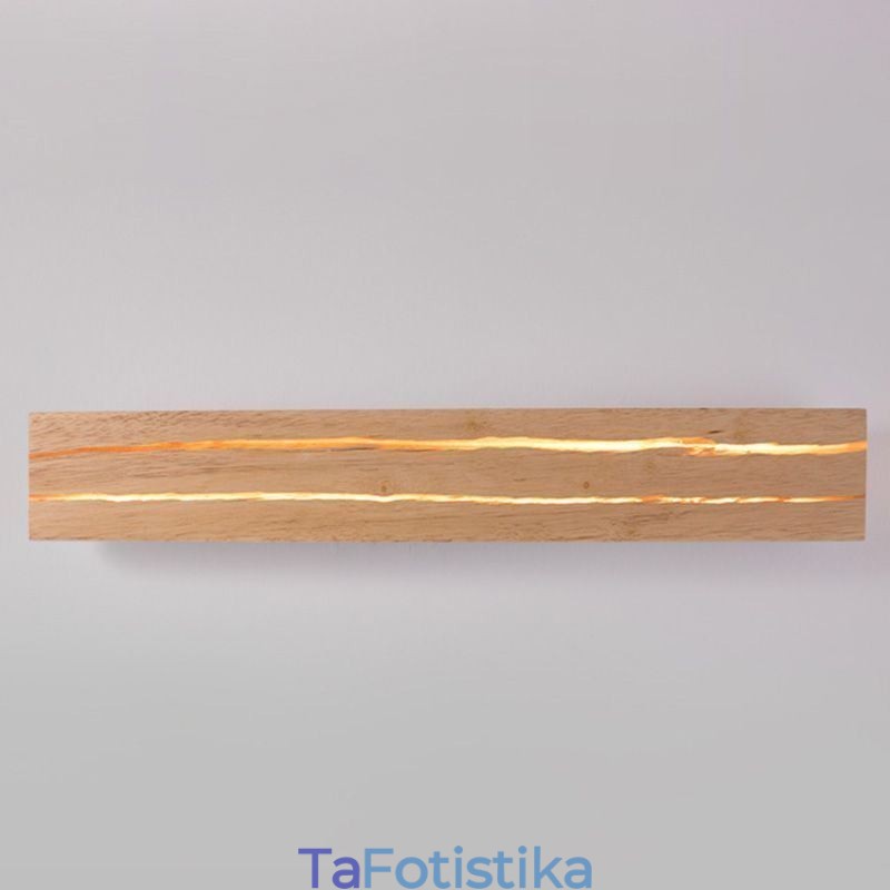 Μοντέρνο ξύλινο επιτοίχιο φωτιστικό εισόδου φώτα διαδρόμου Nordic κομοδίνο Φωτιστικό τοίχου