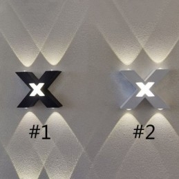Art Deco Wall Light Up Down Φωτισμός εσωτερικού χώρου Απλίκα τοίχου από αλουμίνιο