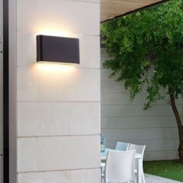 Φωτιστικό τοίχου Αδιάβροχο Μοντέρνο Απλό Αλουμίνιο Εσωτερικό Φωτιστικό τοίχου τέχνης