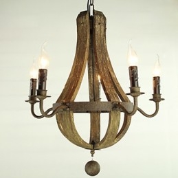 Πολυέλαιος 5 φωτάκια Vintage Retro Country Living Dining Metal