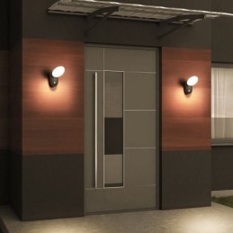 Μοντέρνο Μινιμαλιστικό Φωτιστικό Αλουμινίου Κήπου Αδιάβροχο μισοφέγγαρο τοίχου