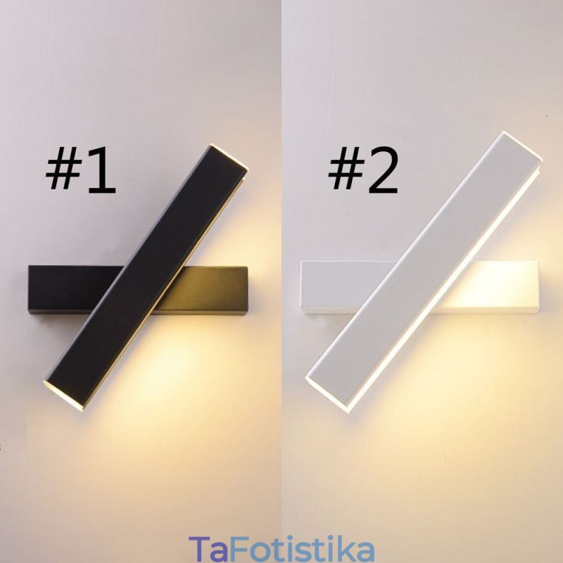 Φωτιστικό τοίχου Περιστρεφόμενο Φωτιστικό κομοδίνου Αλουμινίου