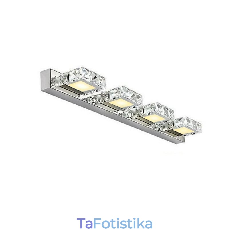 Επιτοίχιο Φωτιστικό Μπάνιου Καθρέφτης Πιστολάκι Τοίχου από ανοξείδωτο ατσάλι