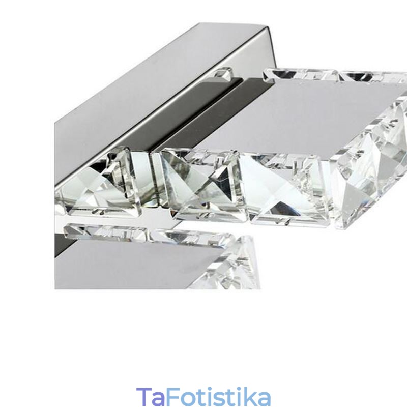 Επιτοίχιο Φωτιστικό Μπάνιου Καθρέφτης Πιστολάκι Τοίχου από ανοξείδωτο ατσάλι