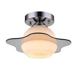Μοντέρνο Φωτιστικό Οροφής Flush Mount 1 Light Contemporary Metal