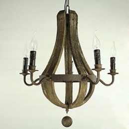 Πολυέλαιος 5 φωτάκια Vintage Retro Country Living Dining Metal