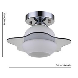 Μοντέρνο Φωτιστικό Οροφής Flush Mount 1 Light Contemporary Metal