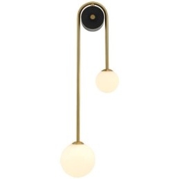 Globe Glass Sconce Wall Lighting Μοντέρνο ορειχάλκινο φωτιστικό τοίχου