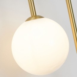 Globe Glass Sconce Wall Lighting Μοντέρνο ορειχάλκινο φωτιστικό τοίχου