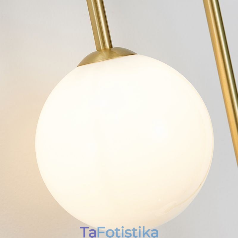 Globe Glass Sconce Wall Lighting Μοντέρνο ορειχάλκινο φωτιστικό τοίχου