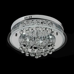 Σύγχρονη, σύγχρονη βάση χρωμίου Crystal Flush