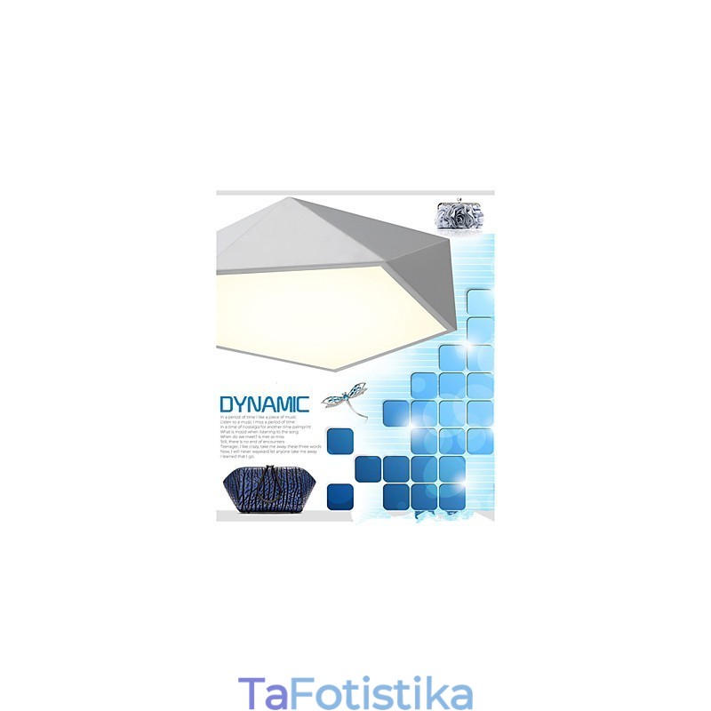 Τοποθετημένο μοντέρνο φωτιστικό νύχτας Λευκό + Ζεστό Λευκό Χρώμα Φωτιστικά Οροφής